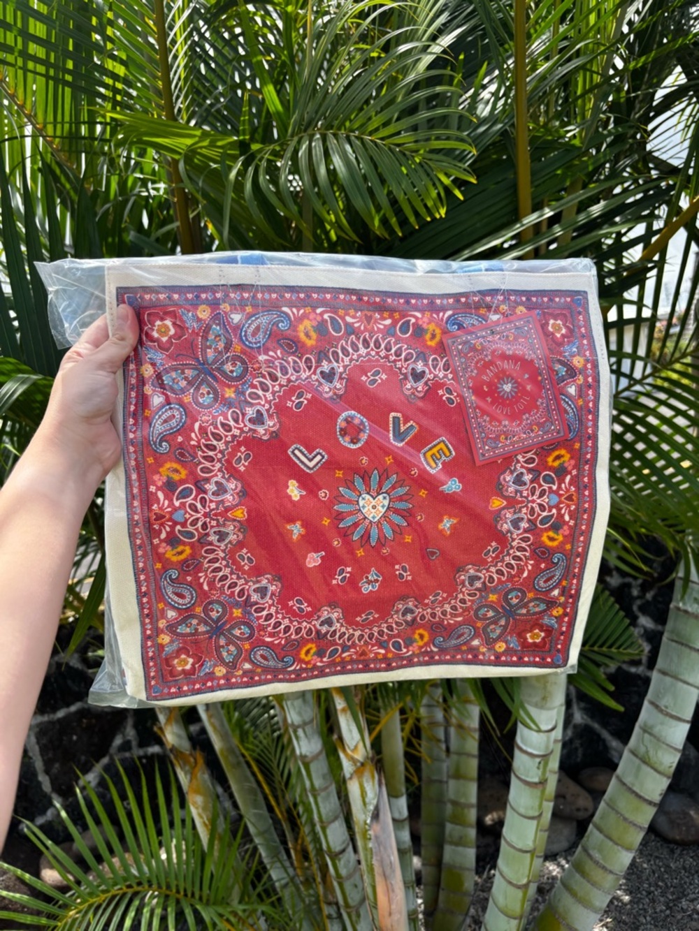 NWT Brighton Bandana Love Tote